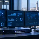 Secured server room monitored by ALLSAFE SOLUTIONS