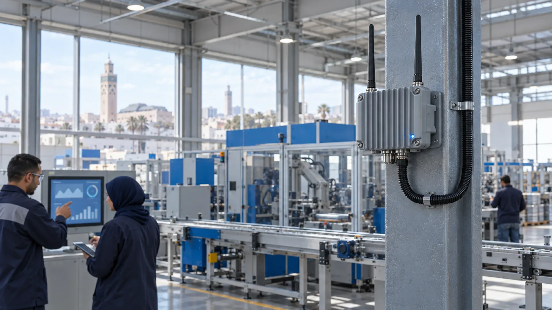 Équipe ALLSAFE SOLUTIONS en réunion autour d’un ordinateur portable