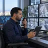 ALLSAFE SOLUTIONS team meeting around a laptop