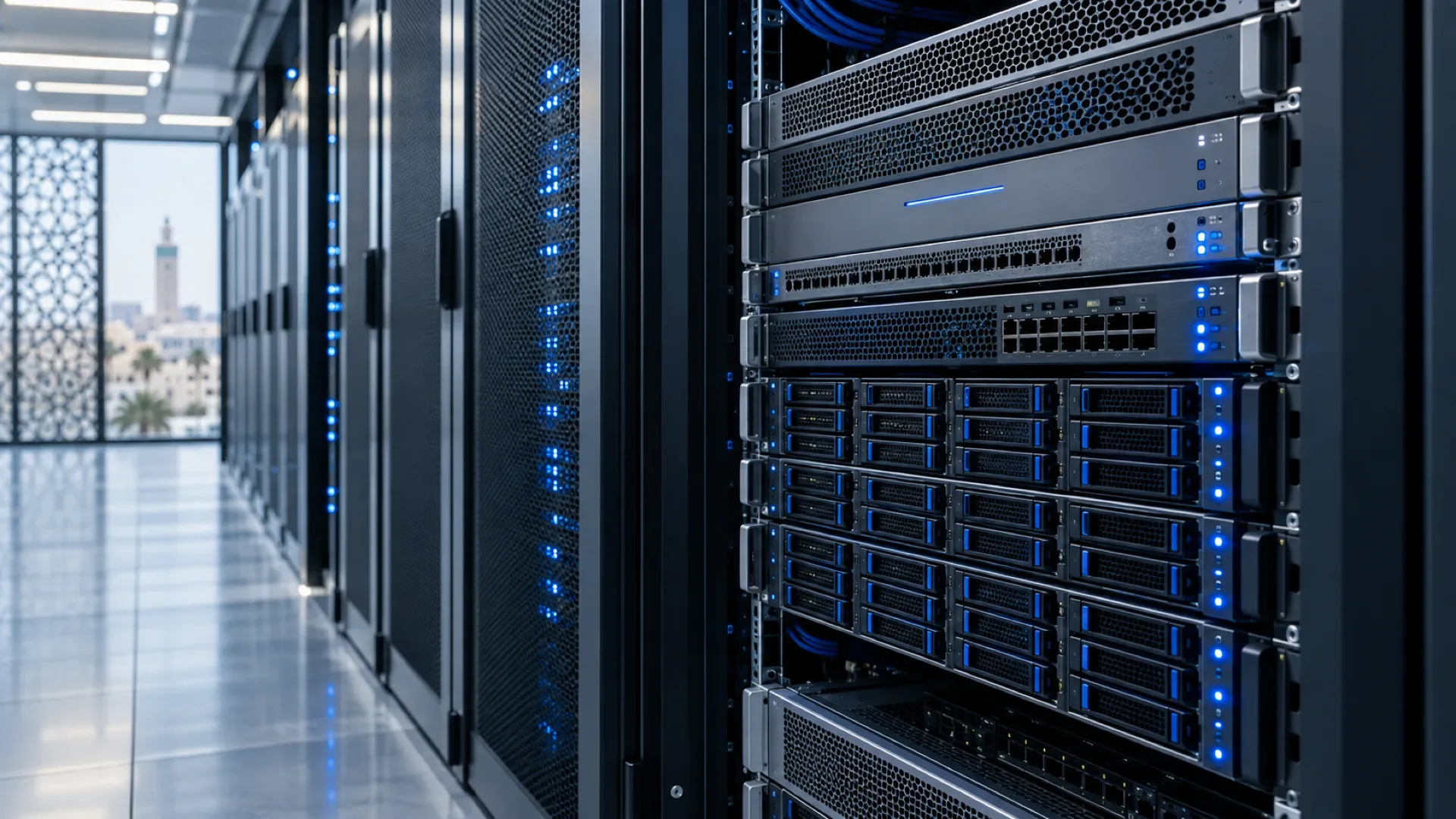 Cluster de serveurs de virtualisation en baie