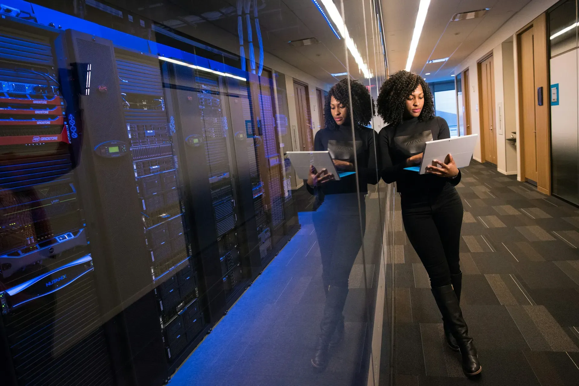 Secured server room